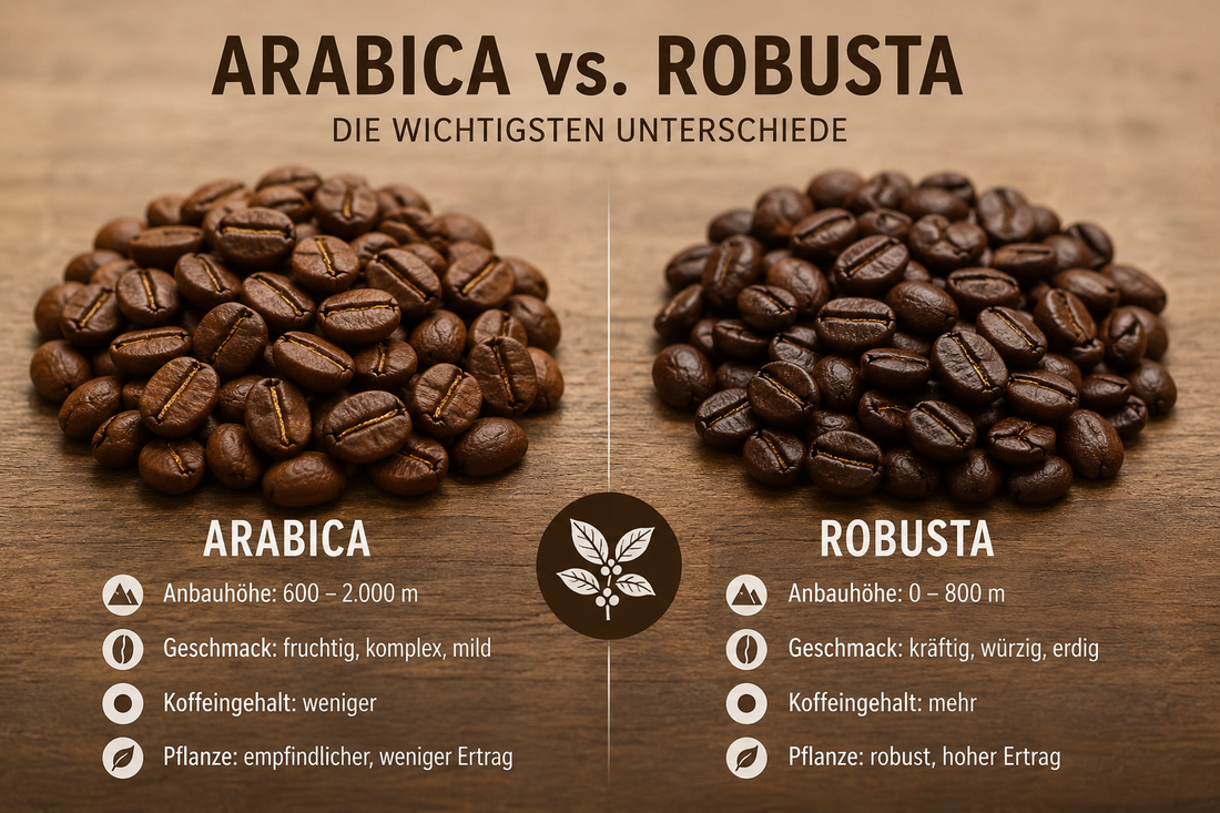 Arabica oder Robusta – die wichtigsten Unterschiede einfach erklärt