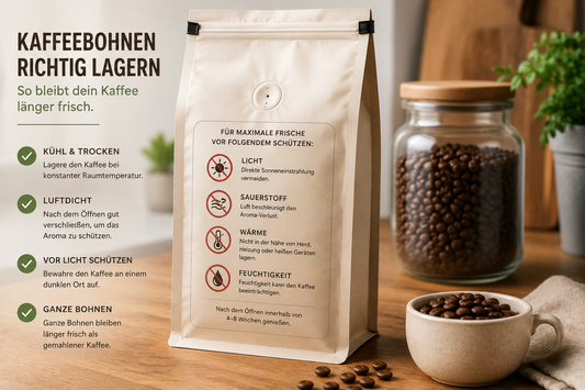 Kaffeebohnen richtig lagern – So bleibt Kaffee länger frisch